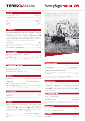 Bageri na kotačima Atlas 1404 ZW