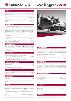 Bageri na kotačima Atlas 1705 M