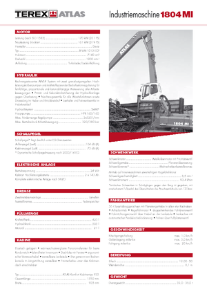 Bageri na kotačima Atlas 1804 MI