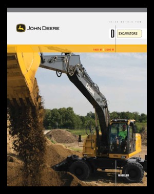 Bageri na kotačima John Deere Construction 220D W
