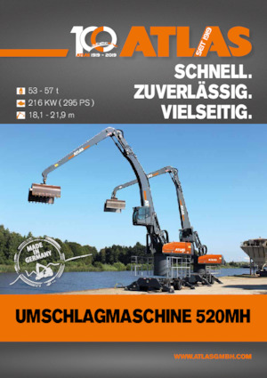 Bageri na kotačima Atlas 520 MH