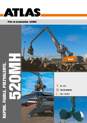 Bageri na kotačima Atlas 520 MH