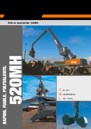 Bageri na kotačima Atlas 520 MH