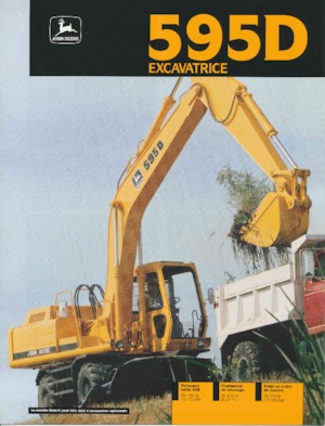 Bageri na kotačima John Deere Construction 595D