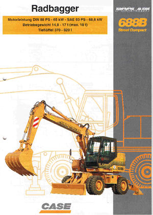 Bageri na kotačima Case Poclain 688 B P2AL