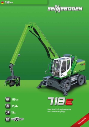 Rukovanje materijalom Sennebogen 718M E