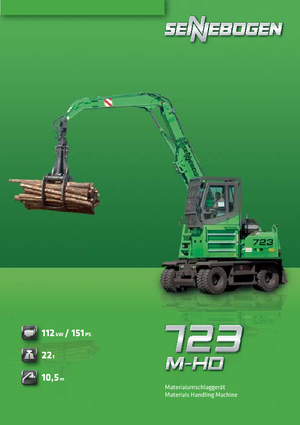Bageri na kotačima Sennebogen 723 M-HD