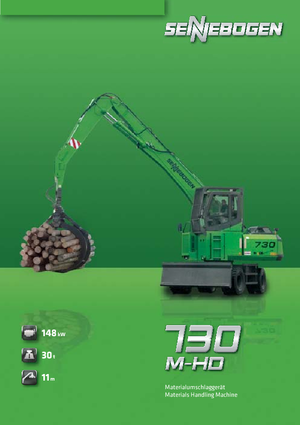 Bageri na kotačima Sennebogen 730 M-HD
