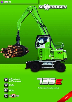 Rukovanje materijalom Sennebogen 735M E