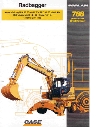 Bageri na kotačima Case Poclain 788 P2AL