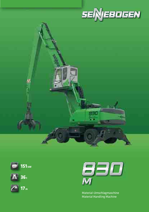 Bageri na kotačima Sennebogen 830 M