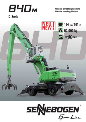 Bageri na kotačima Sennebogen 840 M