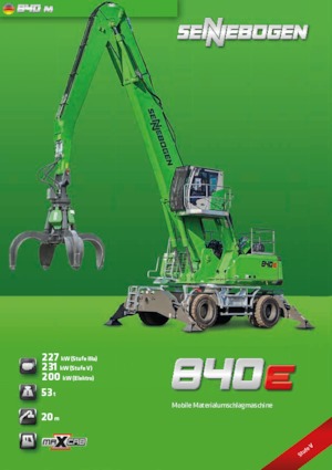 Rukovanje materijalom Sennebogen 840M E