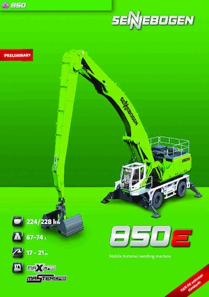 Bageri na kotačima Sennebogen 850 M