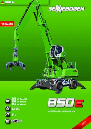 Rukovanje materijalom Sennebogen 850M E 