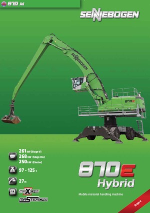 Bageri na kotačima Sennebogen 870 M