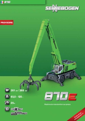 Bageri na kotačima Sennebogen 870 M