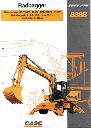 Bageri na kotačima Case Poclain 888 B P2A