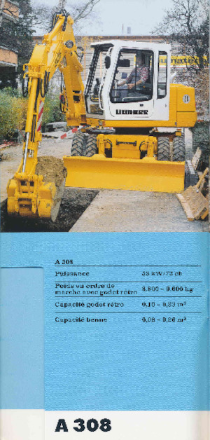Bageri na kotačima Liebherr A 900