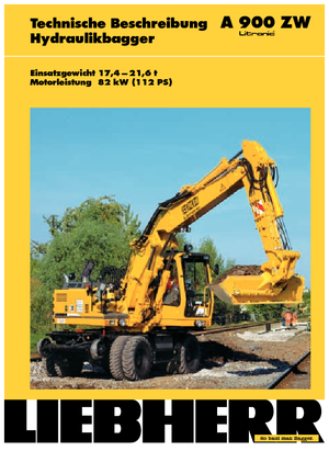 Bageri na kotačima Liebherr A 900 ZW Litronic
