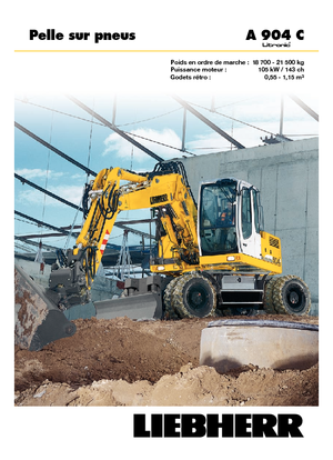 Bageri na kotačima Liebherr A 904 C Litronic