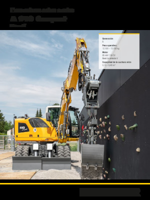 Bageri na kotačima Liebherr A 910 Compact Litronic