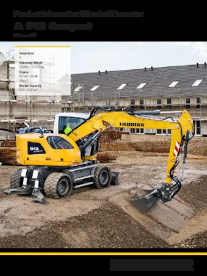 Bageri na kotačima Liebherr A 913 Compact Litronic G6.0