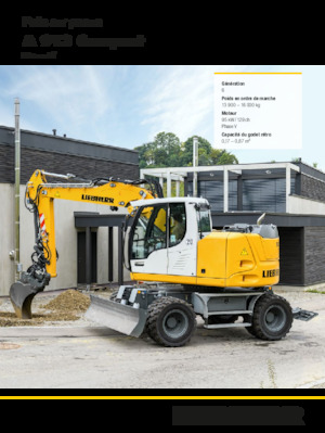 Bageri na kotačima Liebherr A 913 Compact Litronic G6.0