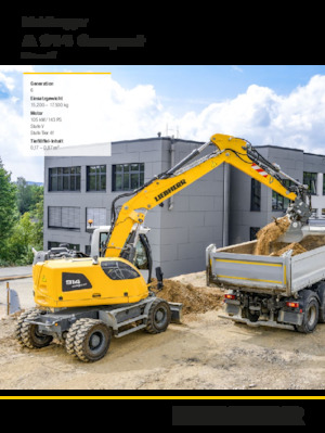 Bageri na kotačima Liebherr A 914 Compact Litronic G6.0
