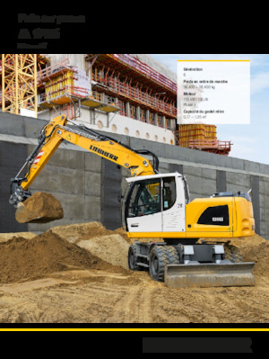 Bageri na kotačima Liebherr A 916 Litronic G6.0