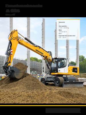 Bageri na kotačima Liebherr A 924 Litronic G6.0