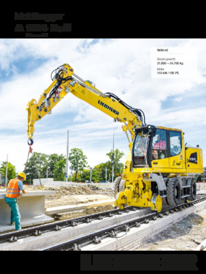 Bageri na kotačima Liebherr A 924 Rail Litronic