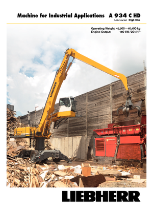 Bageri na kotačima Liebherr A 934 C HD Litronic High Rise