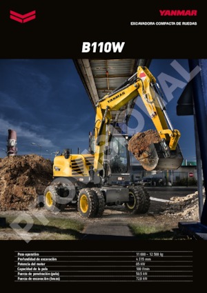 Bageri na kotačima Yanmar B 110 PB