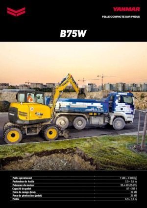 Bageri na kotačima Yanmar B 75 Circular