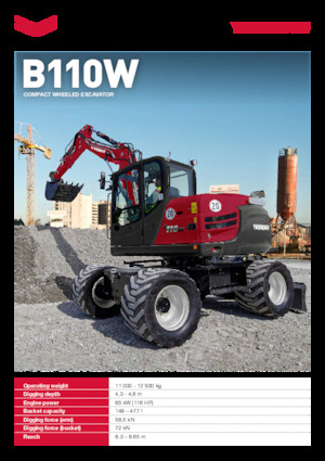 Bageri na kotačima Yanmar B110W 