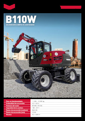 Bageri na kotačima Yanmar B110W 