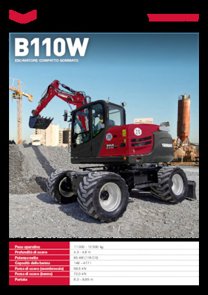 Bageri na kotačima Yanmar B110W 