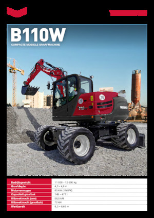 Bageri na kotačima Yanmar B110W 