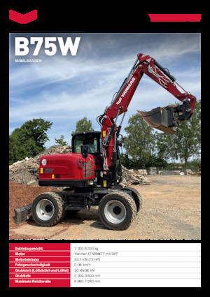 Bageri na kotačima Yanmar B75W TPA 