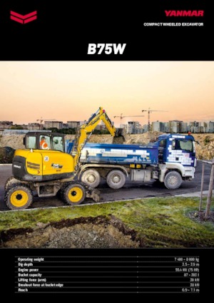 Bageri na kotačima Yanmar B75W