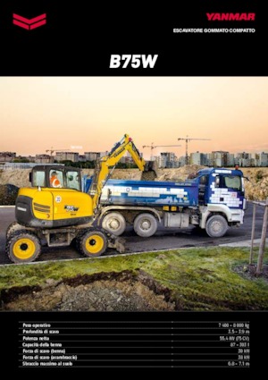 Bageri na kotačima Yanmar B75W