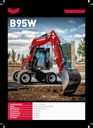 Bageri na kotačima Yanmar B95W TPA 