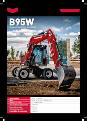 Bageri na kotačima Yanmar B95W TPA 