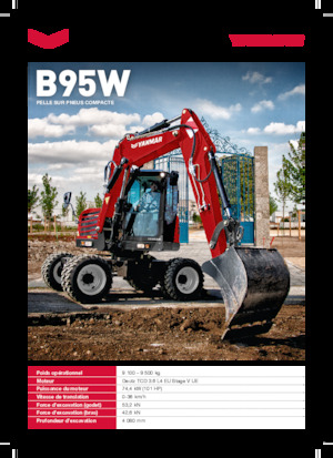 Bageri na kotačima Yanmar B95W TPA 