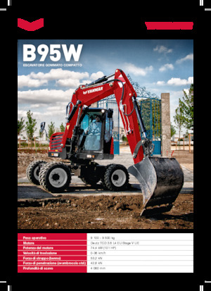 Bageri na kotačima Yanmar B95W TPA 