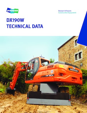 Bageri na kotačima Doosan DX 190 W