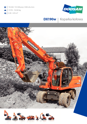 Bageri na kotačima Doosan DX 190 W