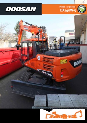 Bageri na kotačima Doosan DX140W-5