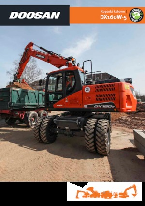 Bageri na kotačima Doosan DX160W-5